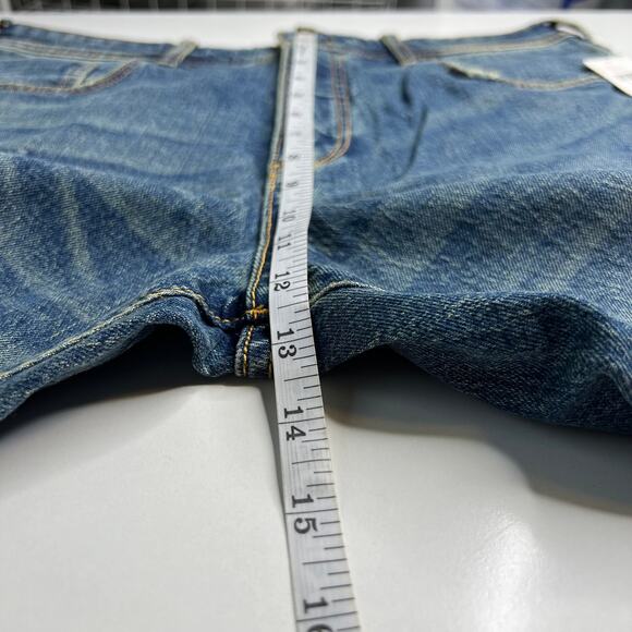 Anthropologie NWT Pilcro The Borrowed Denim Blue Jeans Distressed Grunge Size 29 - Picture 12 of 16